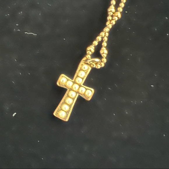 Betsey Johnson leopard heart and cross nec… - Picture 7 of 11